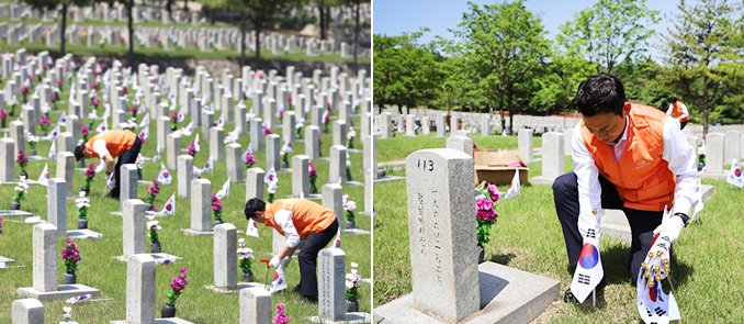 한화와 함께하는 평화지킴이 사진